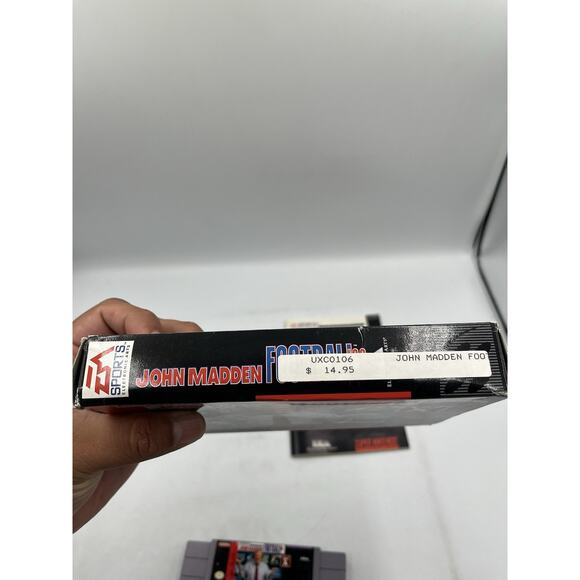 John Madden Football 93 - SNES CIB Manual Tested - Picture 11 of 14